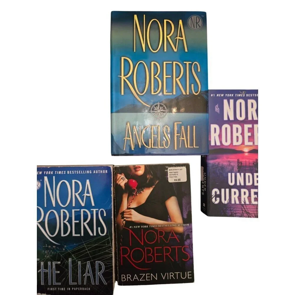 Nora Roberts Book Lot Angels Fall The Liar Brazen Virtue